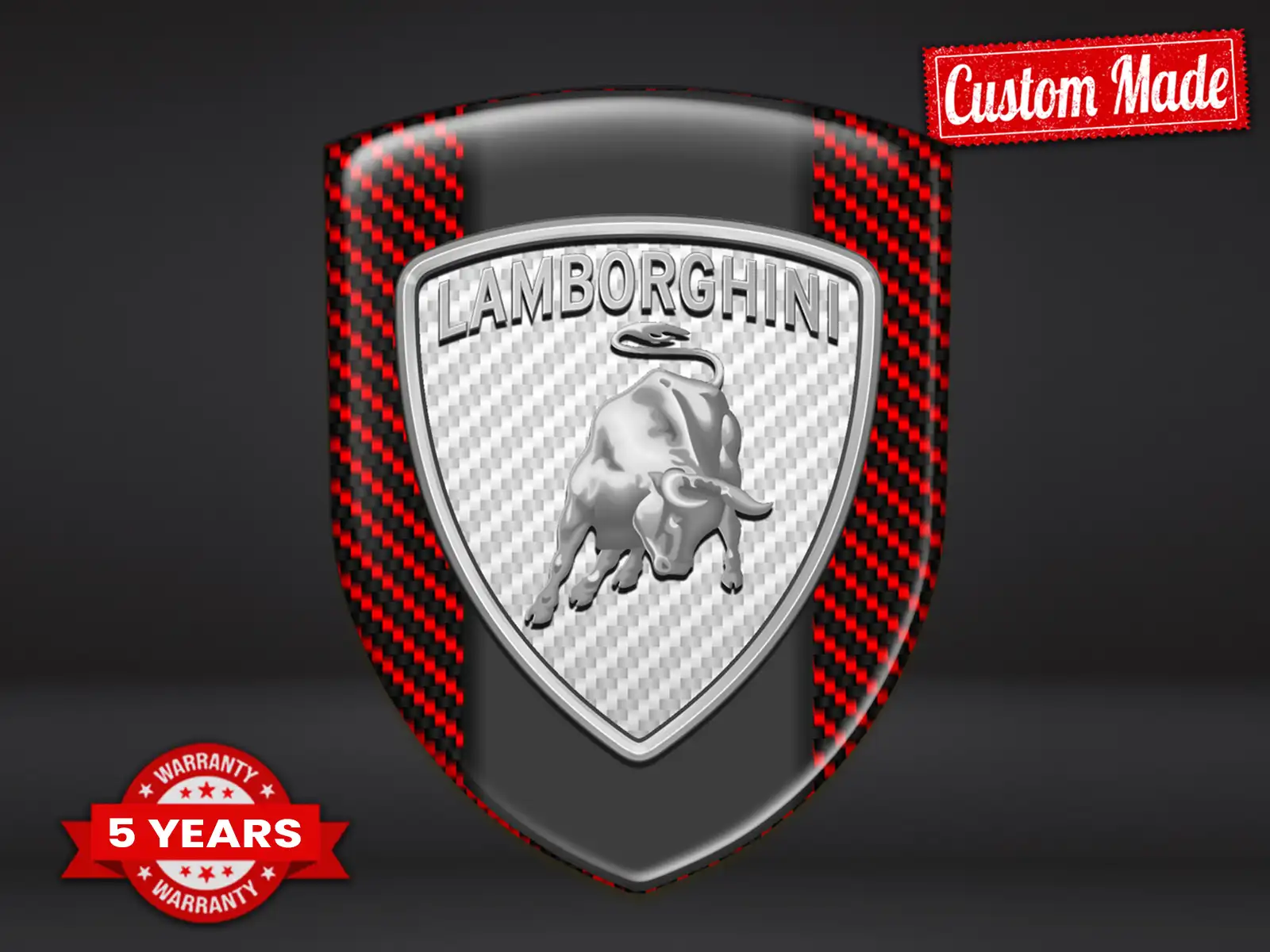 Lamborghini Badges Emblèmes Auto Limité Résistants Qualité